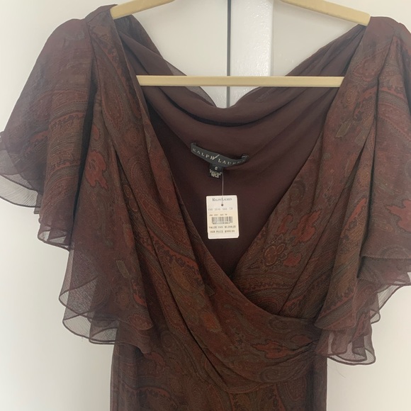 Ralph Lauren Black Label - Silk Paisley Print Dress - Picture 3 of 8